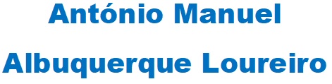 Ant&oacute;nio Manuel Albuquerque Loureiro